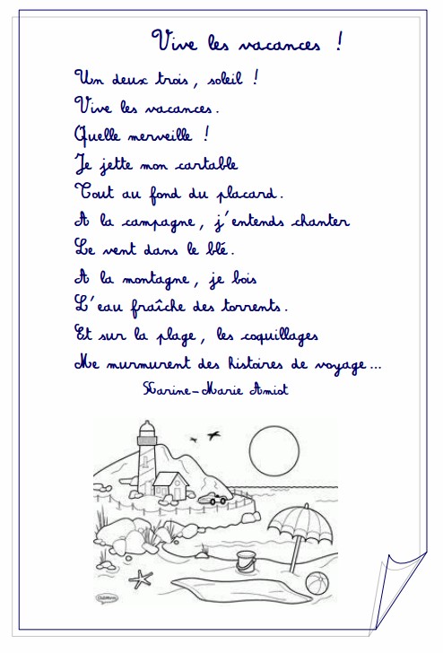 Le coin des poètes » RPI Challuy-Sermoise